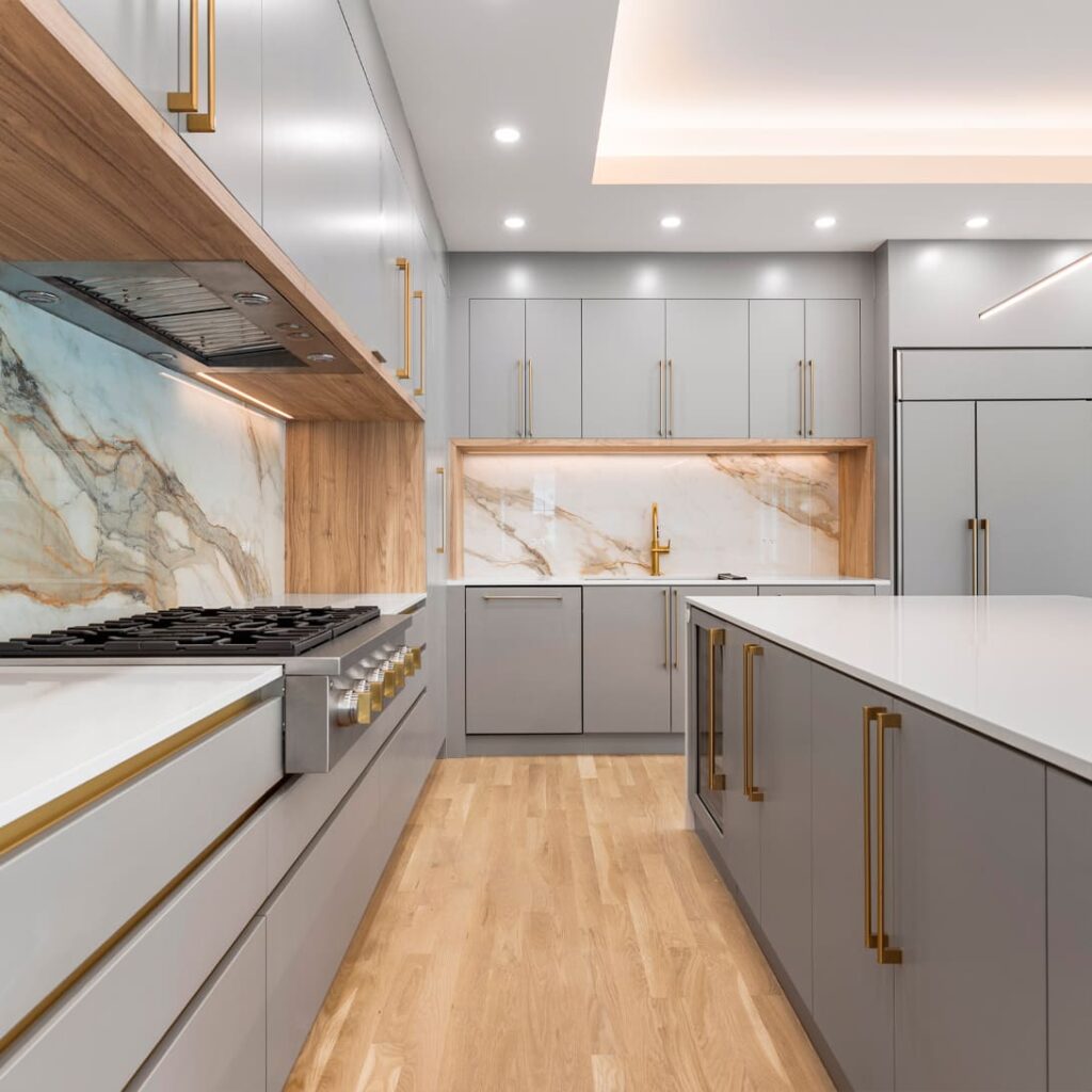 185 Tappan Street kitchen and living space